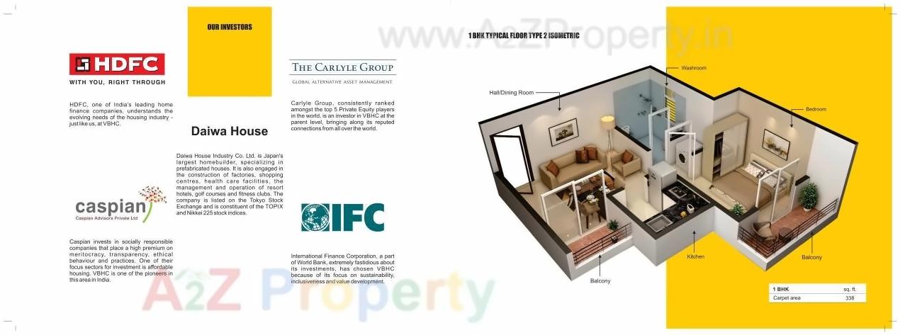 Layout of real estate project Vbhc Greendew located at Devkhop, Palghar, Maharashtra