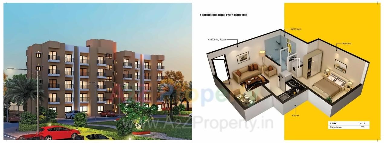 Layout of real estate project Vbhc Greendew located at Devkhop, Palghar, Maharashtra