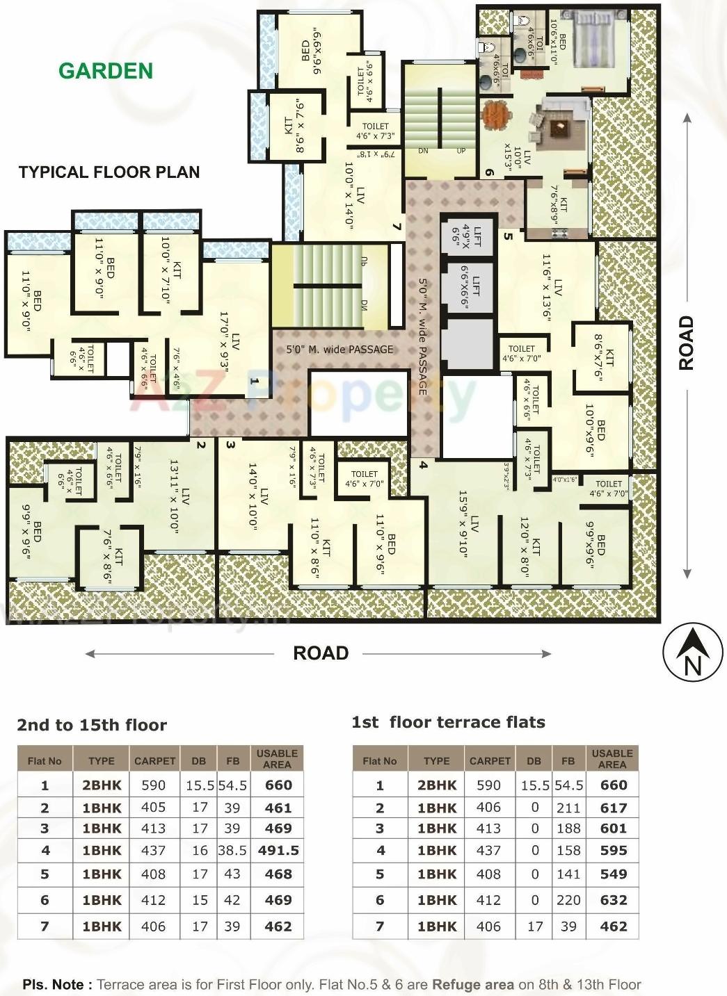 Layout of real estate project Vinay Unique Corner located at Vasaivirar-city-m-corp, Palghar, Maharashtra