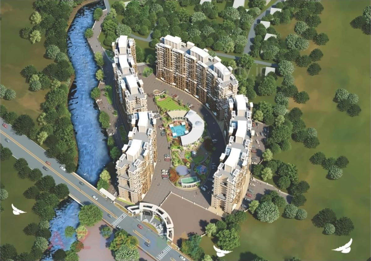 3D Elevation of real estate project Viva City located at Vasaivirar-city-m-corp, Palghar, Maharashtra