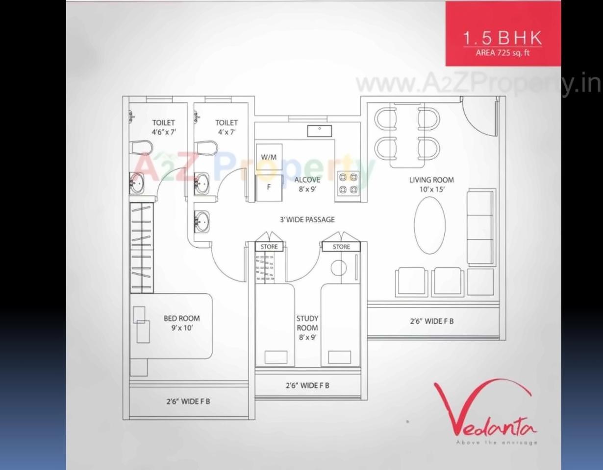  of real estate project Viva Vedanta    No located at Vasaivirar-city-m-corp, Palghar, Maharashtra