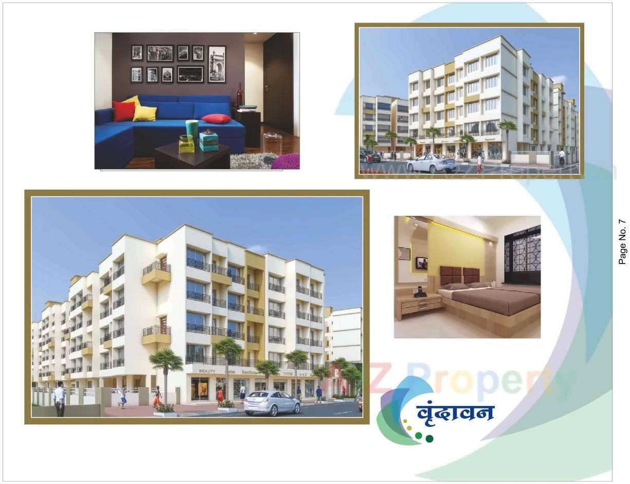 Layout of real estate project Vrindavan Complex located at Saphale, Palghar, Maharashtra