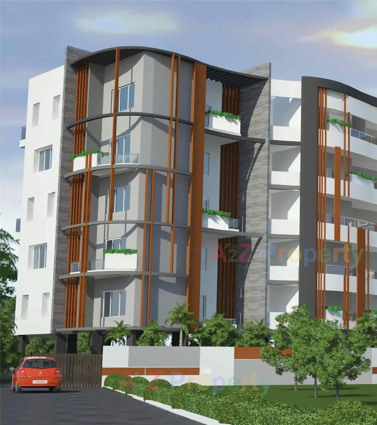 3D Elevation of real estate project 24 Carat located at Pimpri-chinchawad-m-corp, Pune, Maharashtra