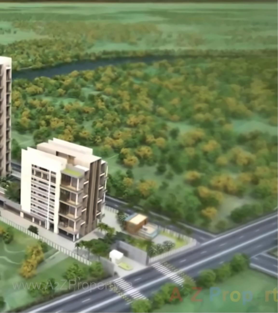 3D Elevation of real estate project 24k Atria located at Pimpri-chinchawad-m-corp, Pune, Maharashtra