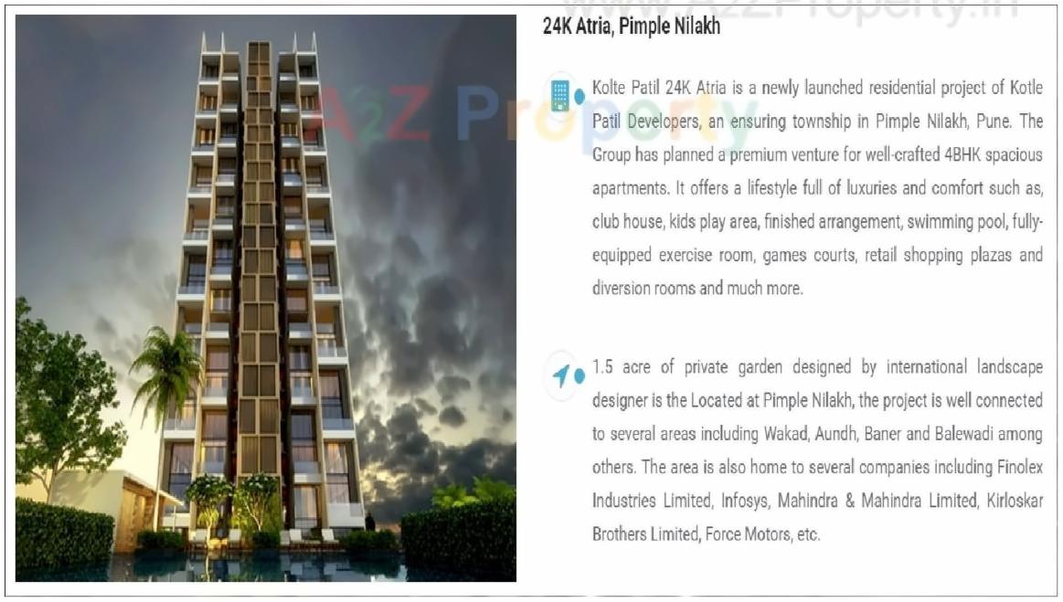  of real estate project 24k Atria located at Pimpri-chinchawad-m-corp, Pune, Maharashtra
