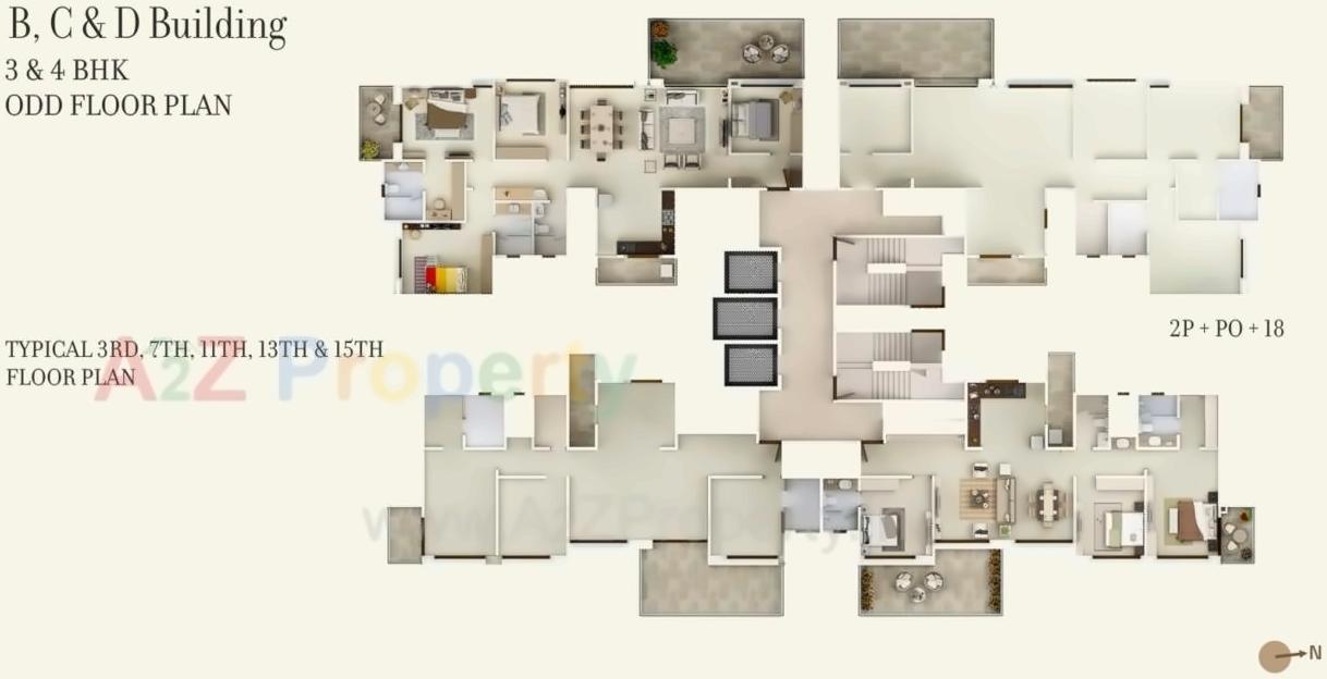 Layout of real estate project 24k Opula located at Pimpri-chinchawad-m-corp, Pune, Maharashtra