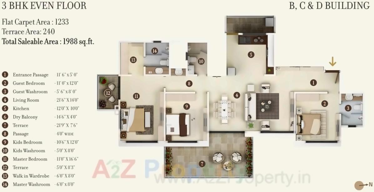 Layout of real estate project 24k Opula located at Pimpri-chinchawad-m-corp, Pune, Maharashtra