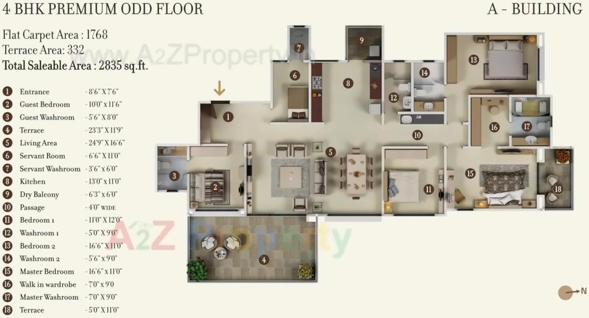 Layout of real estate project 24k Opula located at Pimpri-chinchawad-m-corp, Pune, Maharashtra