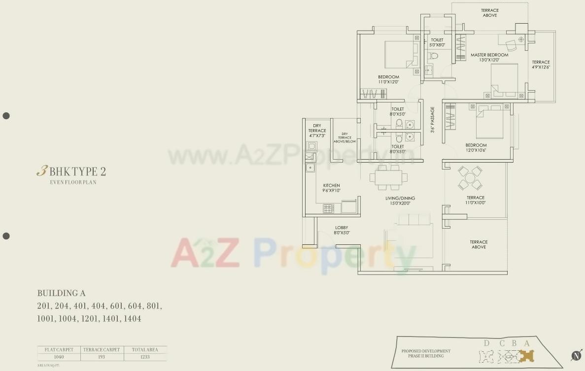 Layout of real estate project 24k Sereno S located at Pune-m-corp, Pune, Maharashtra
