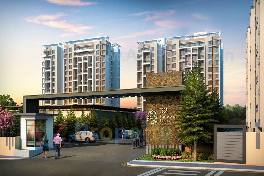 5199 04 B 32 Pinewood Drive Entrance Gate V3 Wc of real estate project 32 Pinewood Drive located at Bhoirwadi, Pune, Maharashtra