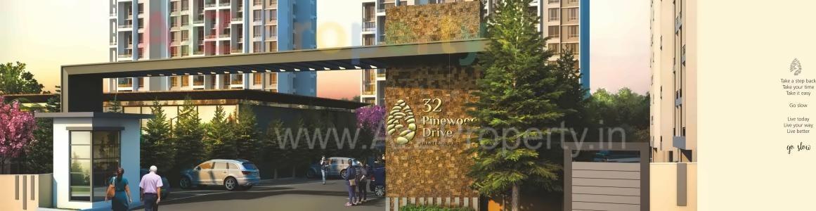 3D Elevation of real estate project 32 Pinewood Drive located at Bhoirwadi, Pune, Maharashtra