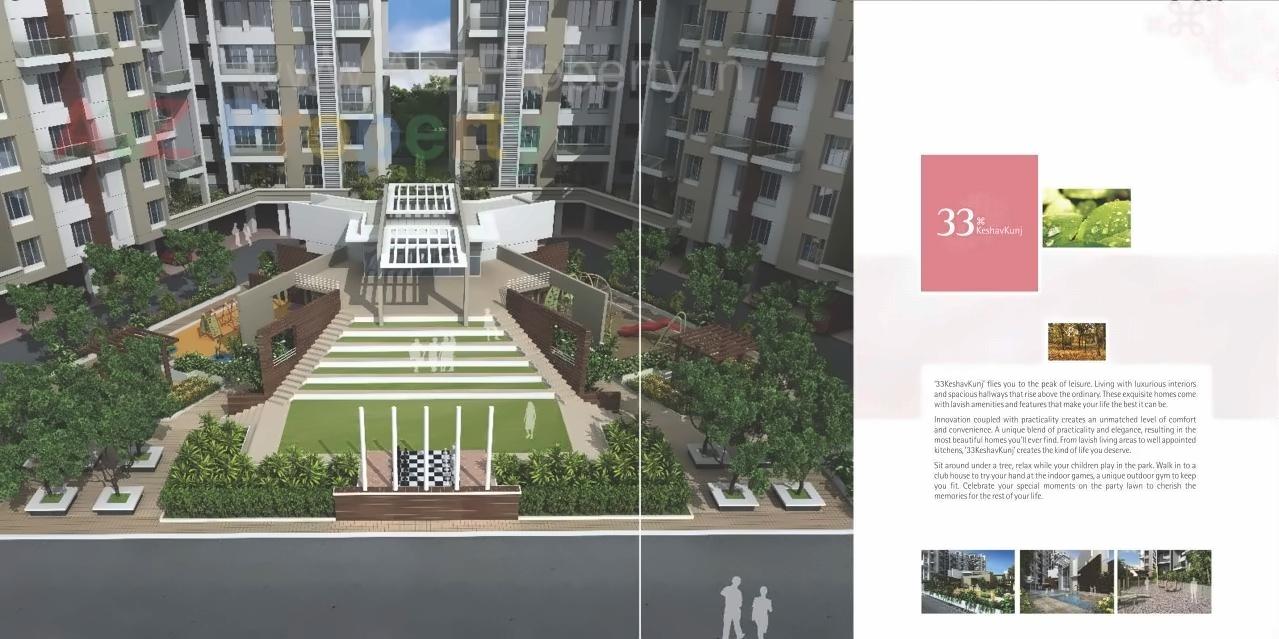 3D Elevation of real estate project 33 Keshav Kunj located at Mundhawa, Pune, Maharashtra