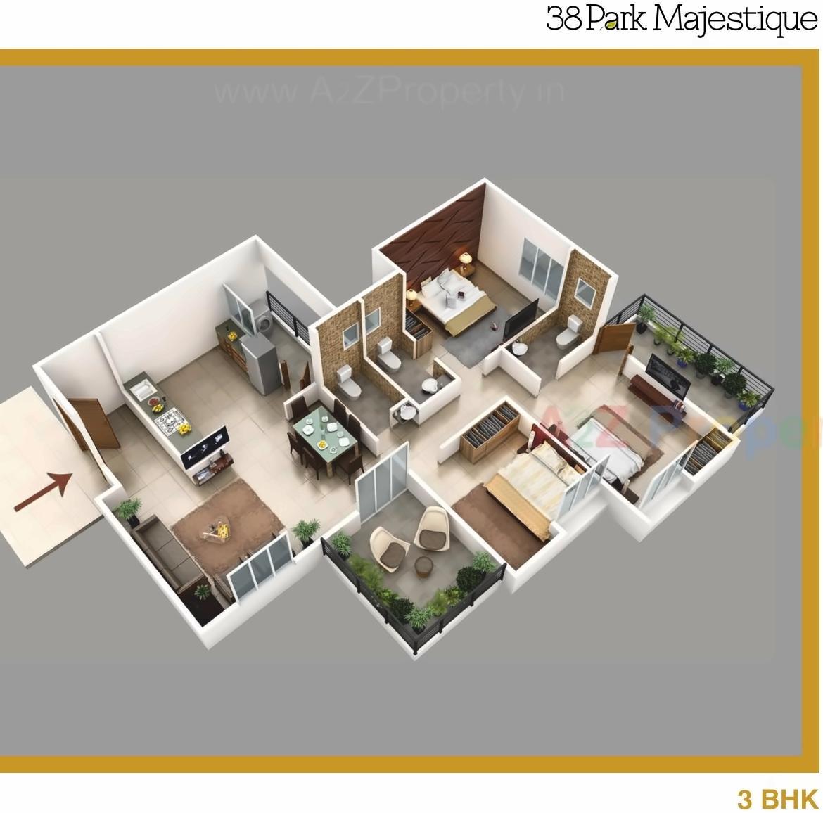 Image 14432 11 of real estate project 38 Park Majestique located at Undri, Pune, Maharashtra