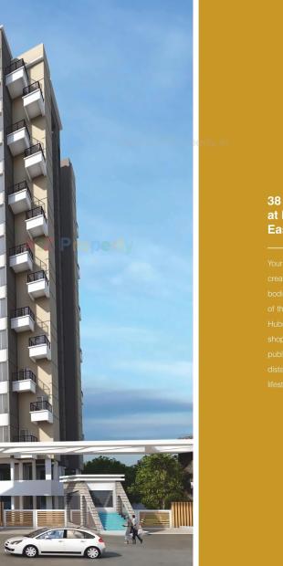 Elevation of real estate project 38 Park Majestique located at Undri, Pune, Maharashtra