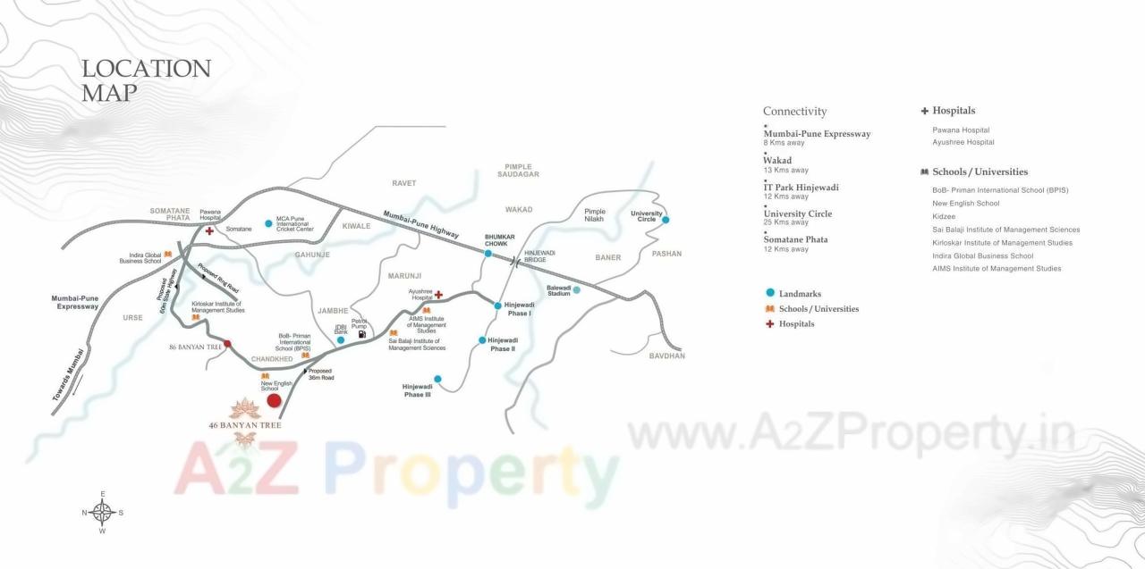  of real estate project 46 Banyan Tree located at Chandkhed, Pune, Maharashtra
