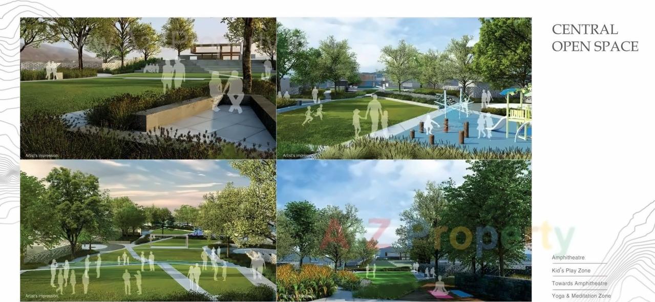 3D Elevation of real estate project 46 Banyan Tree located at Chandkhed, Pune, Maharashtra