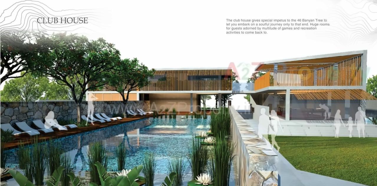 3D Elevation of real estate project 46 Banyan Tree located at Chandkhed, Pune, Maharashtra