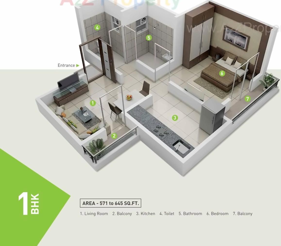 Layout of real estate project 48 East Park located at Hadapsar, Pune, Maharashtra