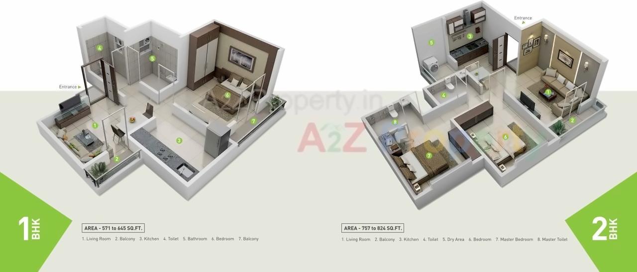 Layout of real estate project 48 East Park located at Hadapsar, Pune, Maharashtra