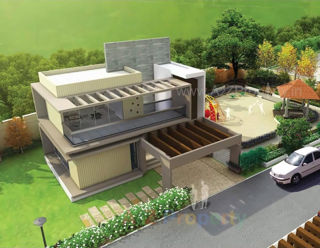 3D Elevation of real estate project 48 East Park located at Hadapsar, Pune, Maharashtra