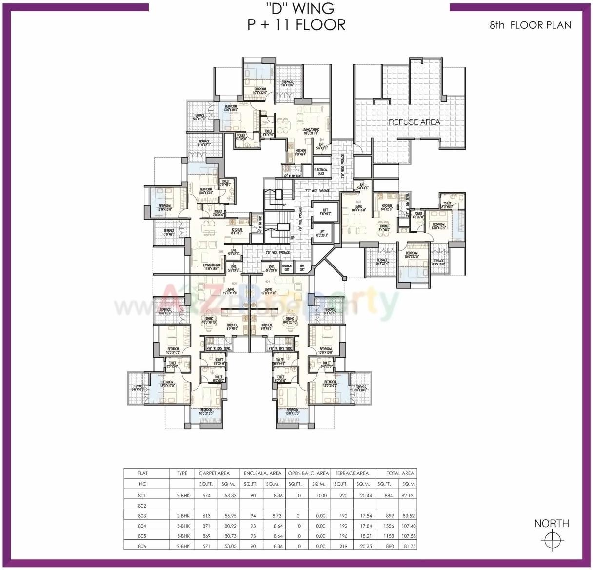 Layout of real estate project 7 Avenues located at Baner, Pune, Maharashtra
