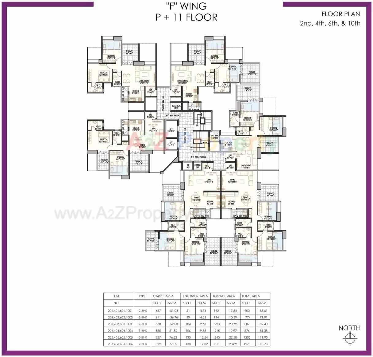 Layout of real estate project 7 Avenues located at Baner, Pune, Maharashtra