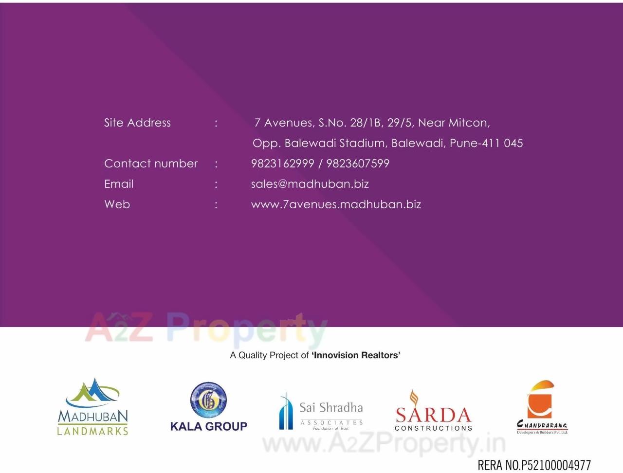  of real estate project 7 Avenues located at Baner, Pune, Maharashtra