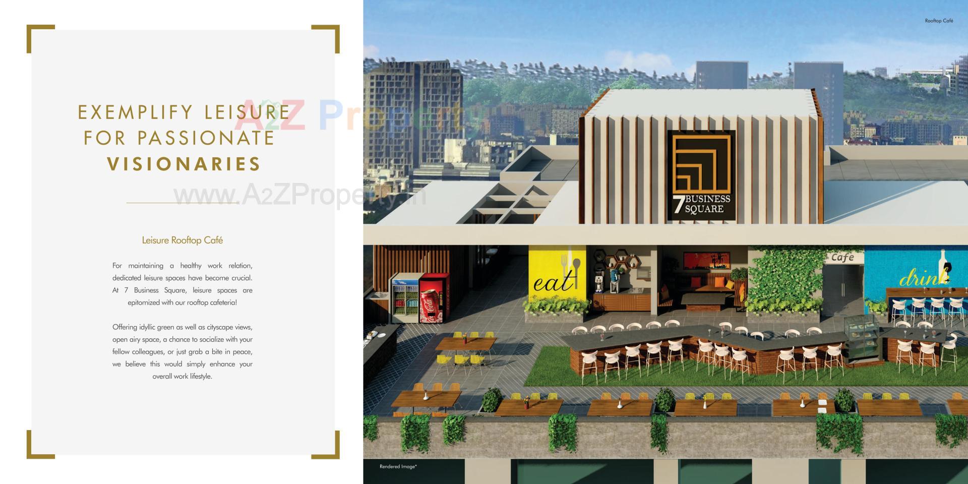 3D Elevation of real estate project 7 Business Square located at Pune-m-corp, Pune, Maharashtra