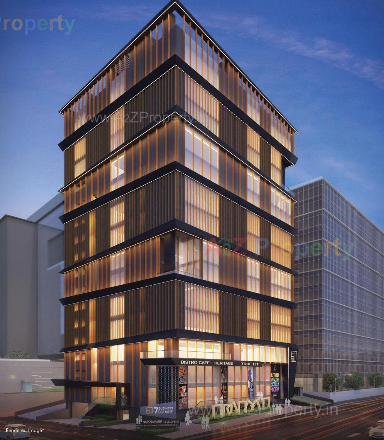 3D Elevation of real estate project 7 Business Square located at Pune-m-corp, Pune, Maharashtra