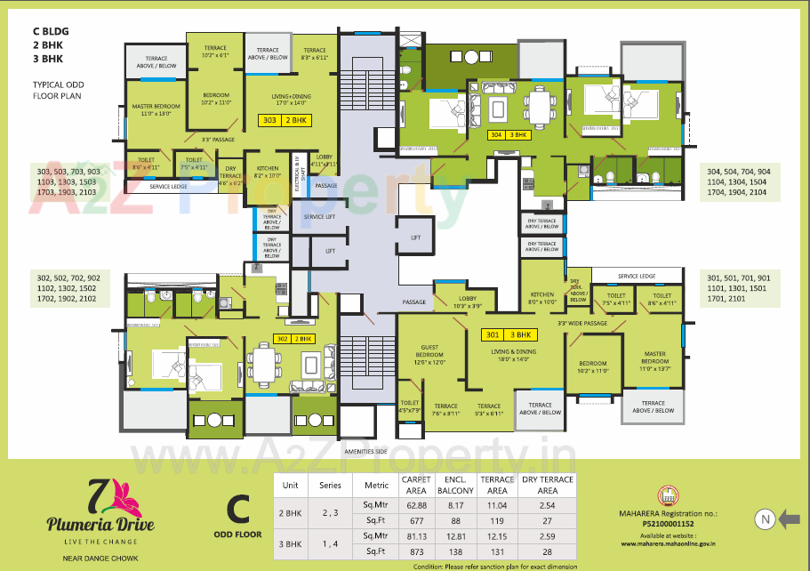 7_plumeria_drive_c_1_floor_plan of real estate project 7 Plumeria Drive located at Punawale, Pune, Maharashtra