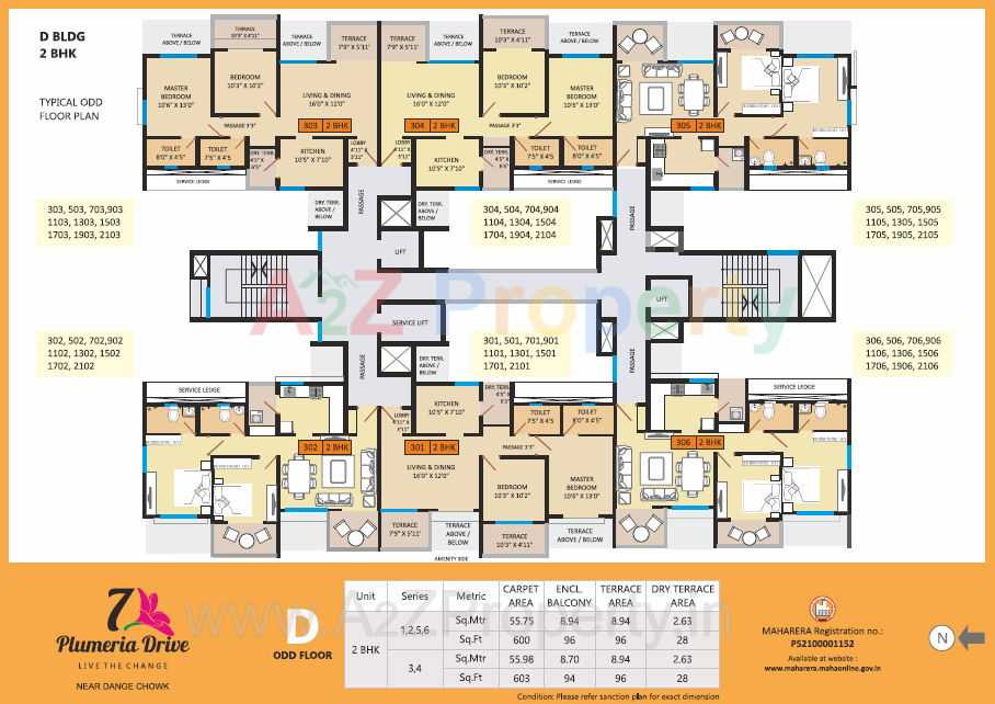 7_plumeria_drive_d_1_floor_plan of real estate project 7 Plumeria Drive located at Punawale, Pune, Maharashtra
