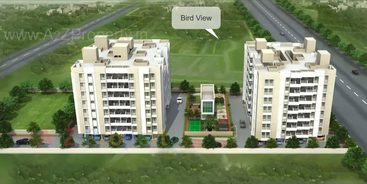 3D Elevation of real estate project Aabhas located at Medankarwadi, Pune, Maharashtra