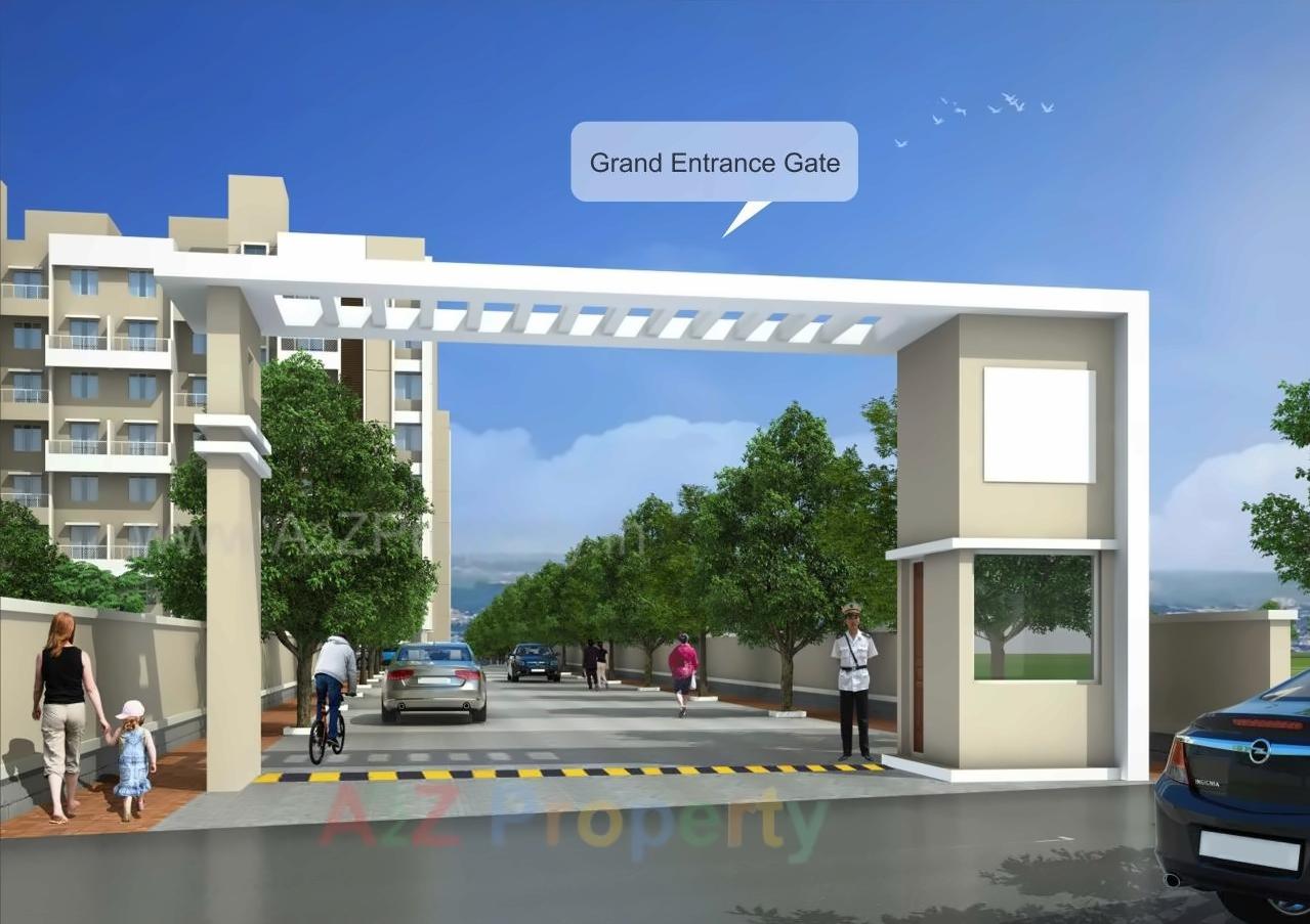3D Elevation of real estate project Aabhas located at Medankarwadi, Pune, Maharashtra