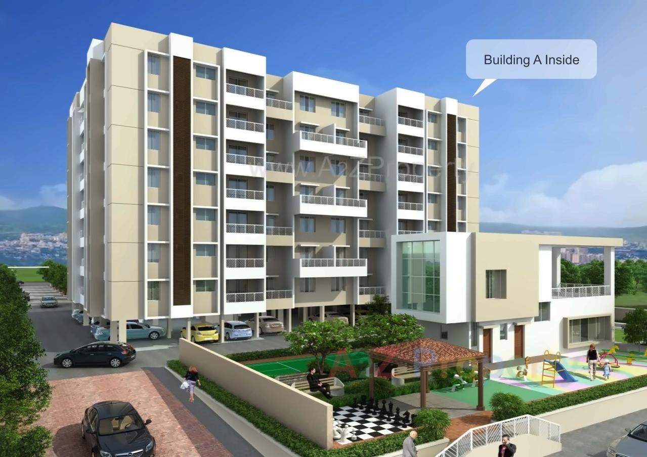 3D Elevation of real estate project Aabhas located at Medankarwadi, Pune, Maharashtra