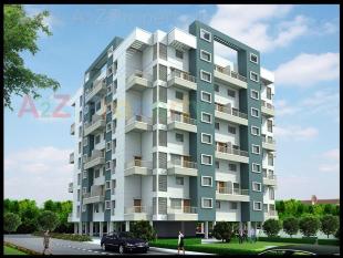 Elevation of real estate project Aakansha Nagari located at Alefata-nv, Pune, Maharashtra