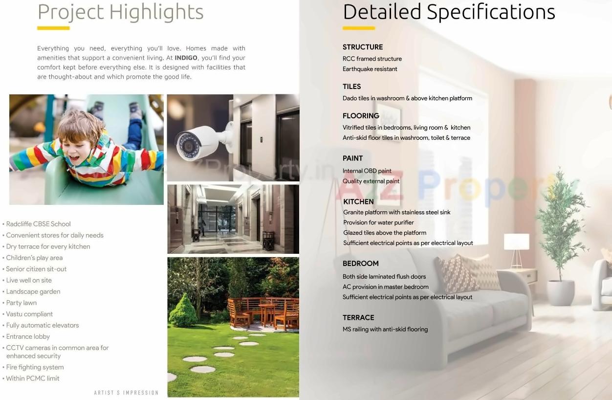  of real estate project Aakar Indigo located at Charholi, Pune, Maharashtra