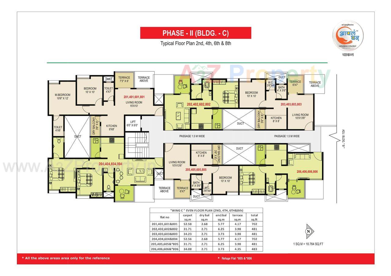 2ndc of real estate project Aapla Ghar Chakan Amentiy located at Nanekarwadi-ct, Pune, Maharashtra