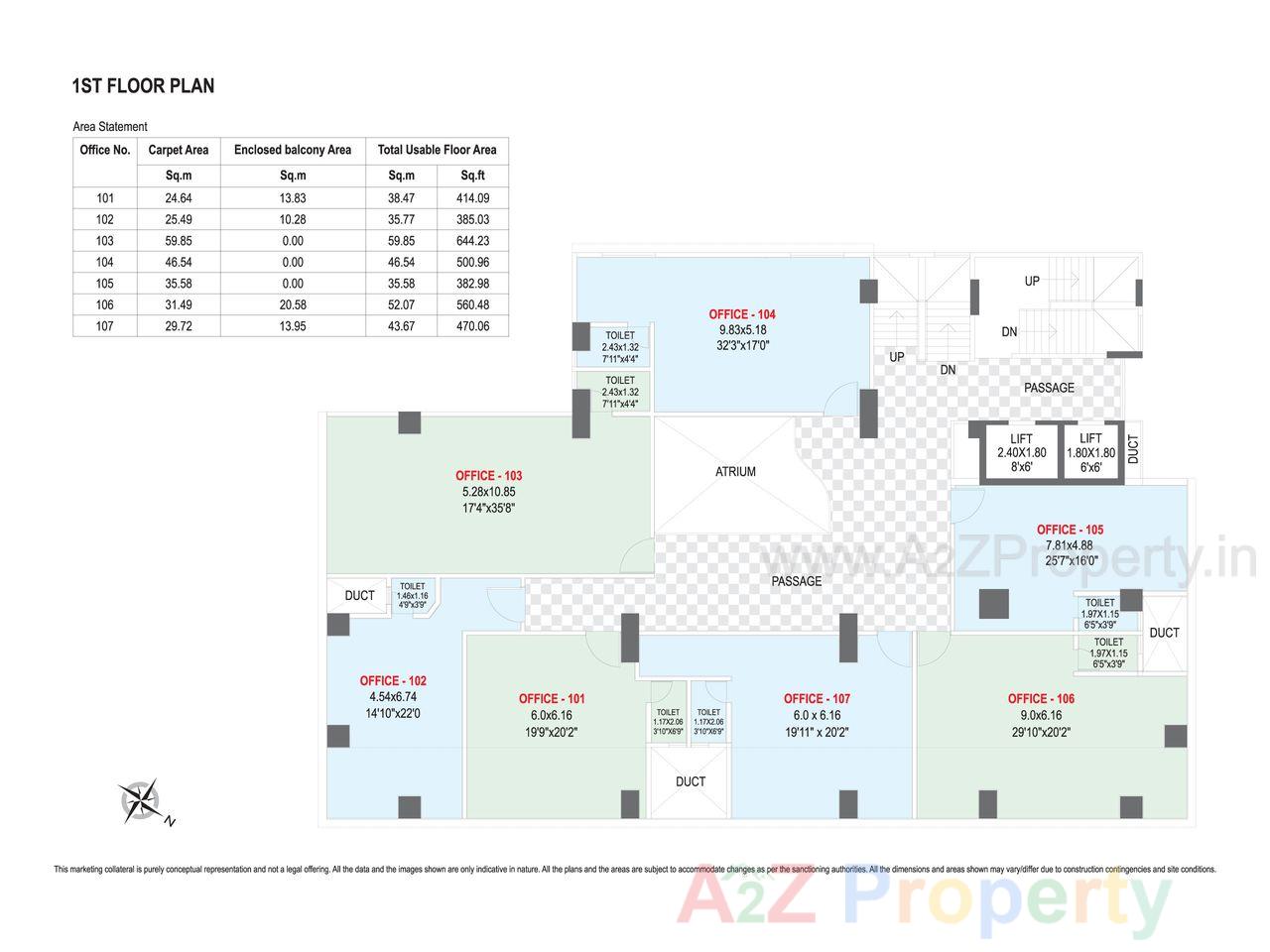 First Floor of real estate project Aapla Ghar Lonikand located at Lonikand, Pune, Maharashtra