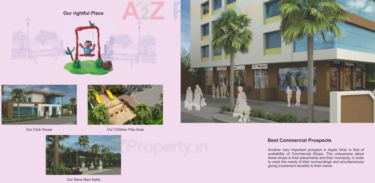 3D Elevation of real estate project Aapla Ghar Lonikand located at Lonikand, Pune, Maharashtra