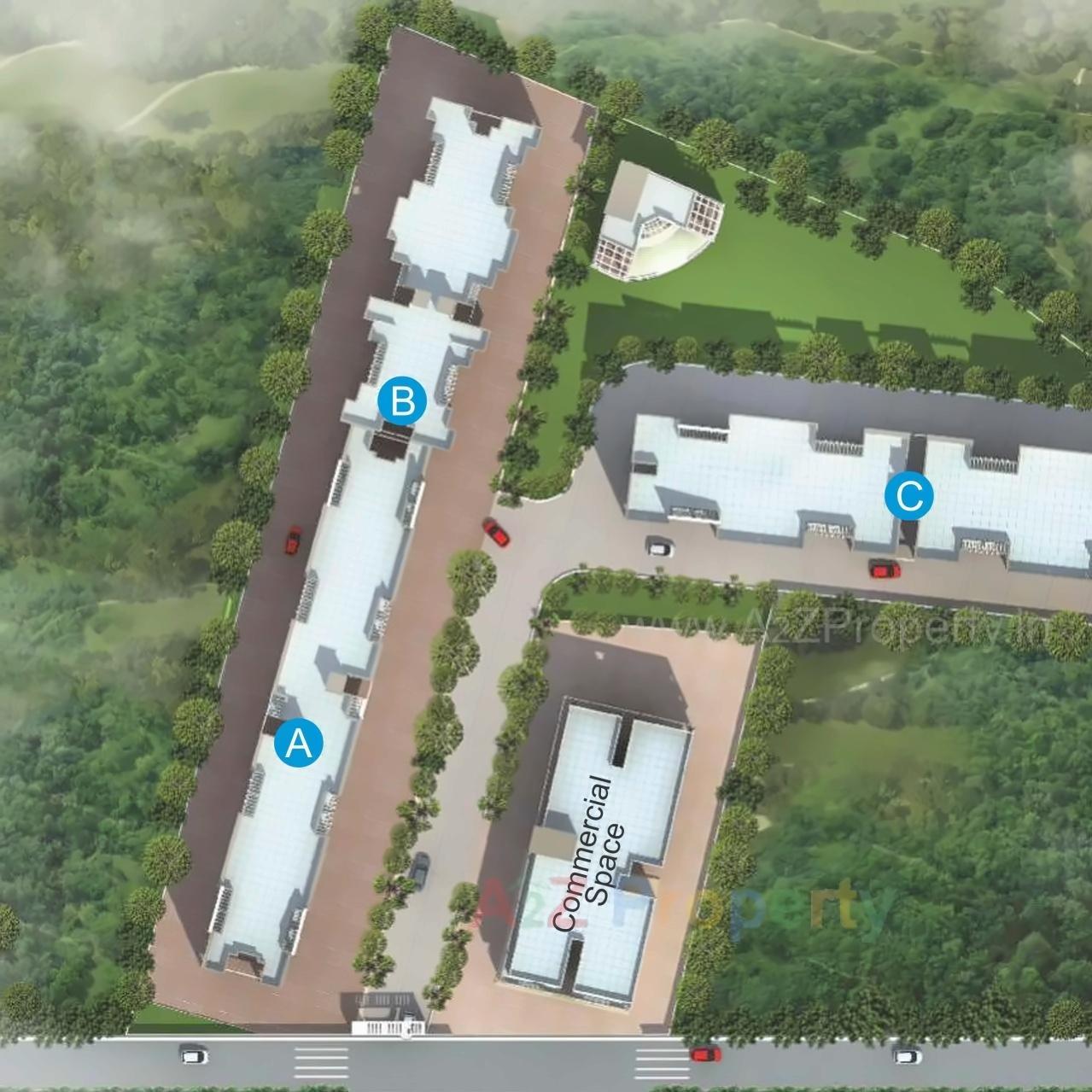 3D Elevation of real estate project Aapla Ghar Talegaon Dhamdhere located at Talegaon-dhamdhere, Pune, Maharashtra