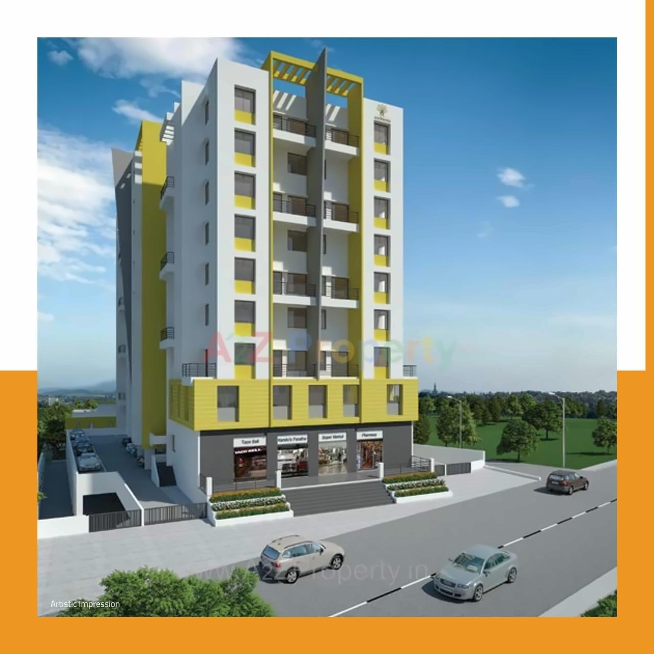3D Elevation of real estate project Aashiana located at Yawalewadi, Pune, Maharashtra