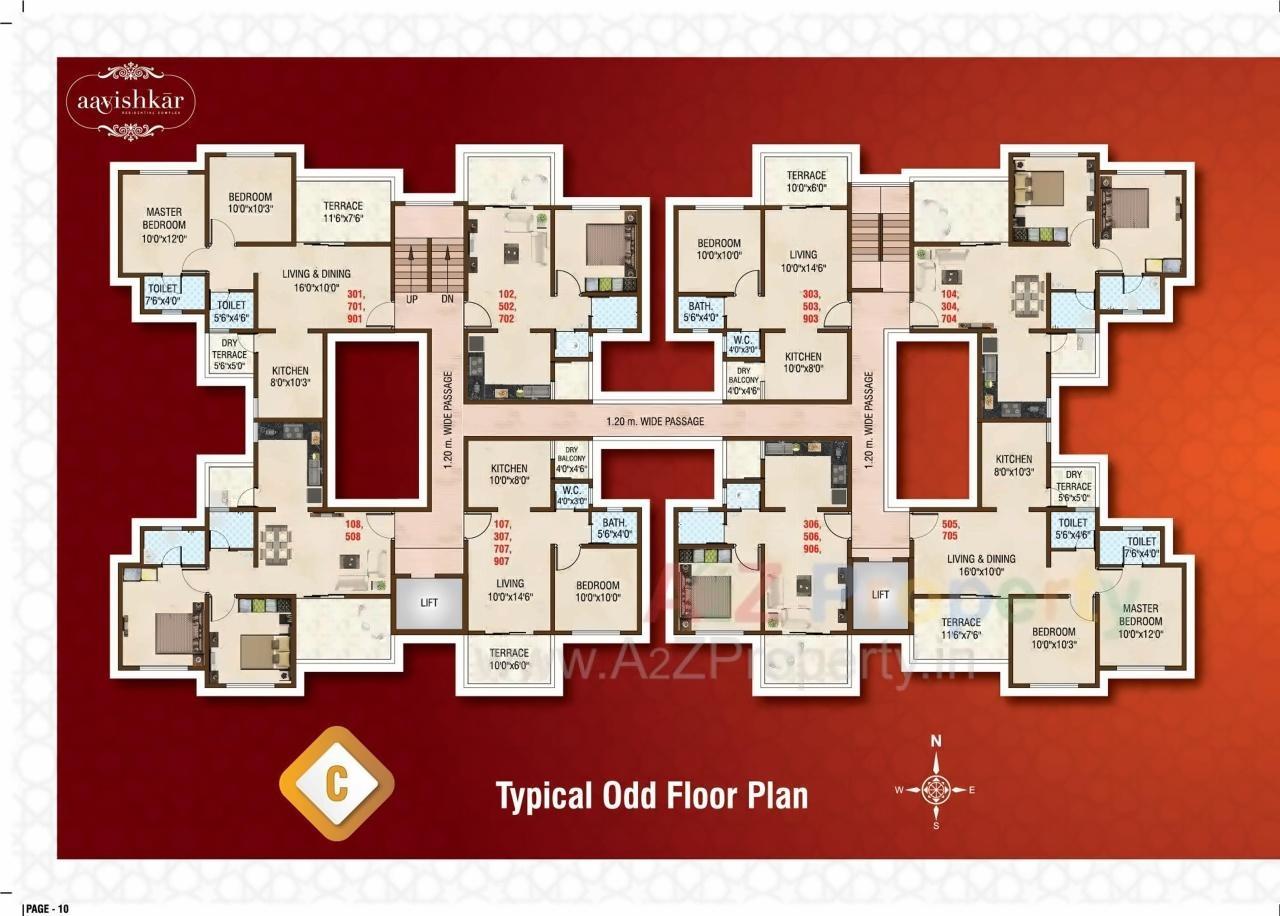 Layout of real estate project Aavishkar B, C located at Pimpri-chinchawad-m-corp, Pune, Maharashtra