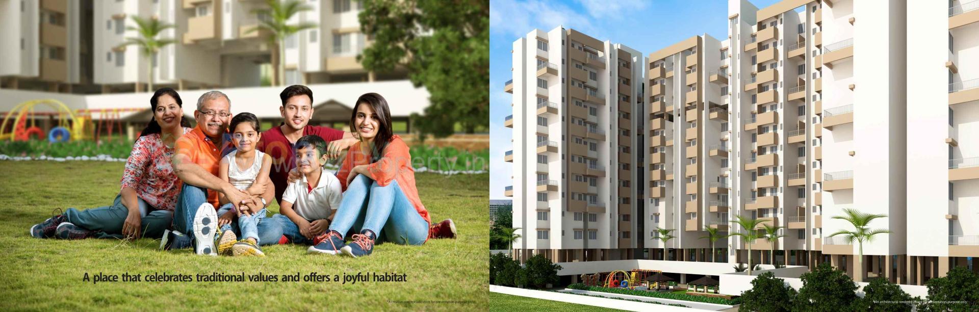 3D Elevation of real estate project Ace Aastha located at Pimpri-chinchawad-m-corp, Pune, Maharashtra