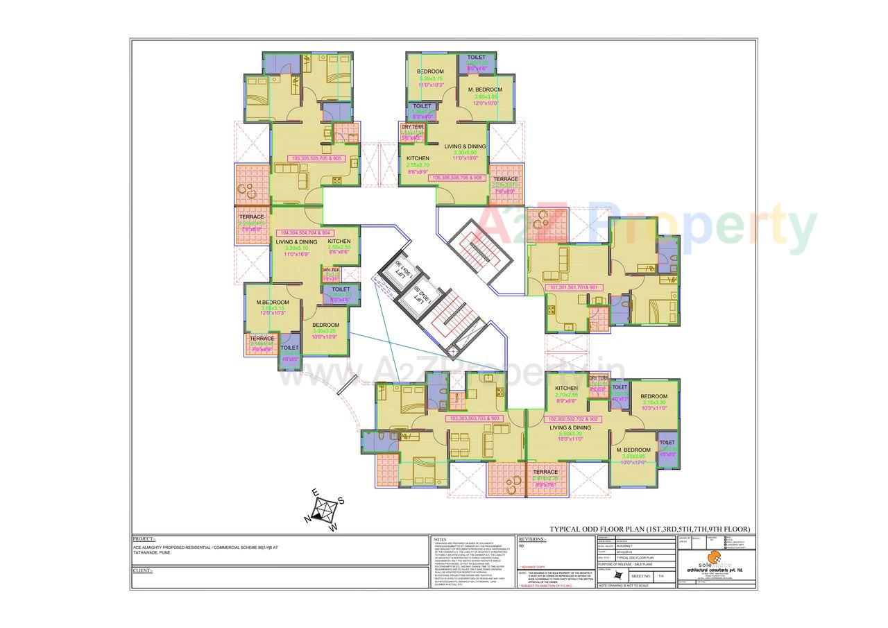 0002 of real estate project Ace Almighty Gamma Tower located at Tathwade, Pune, Maharashtra