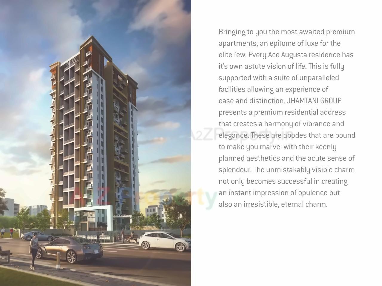 3D Elevation of real estate project Ace Augusta located at Man, Pune, Maharashtra