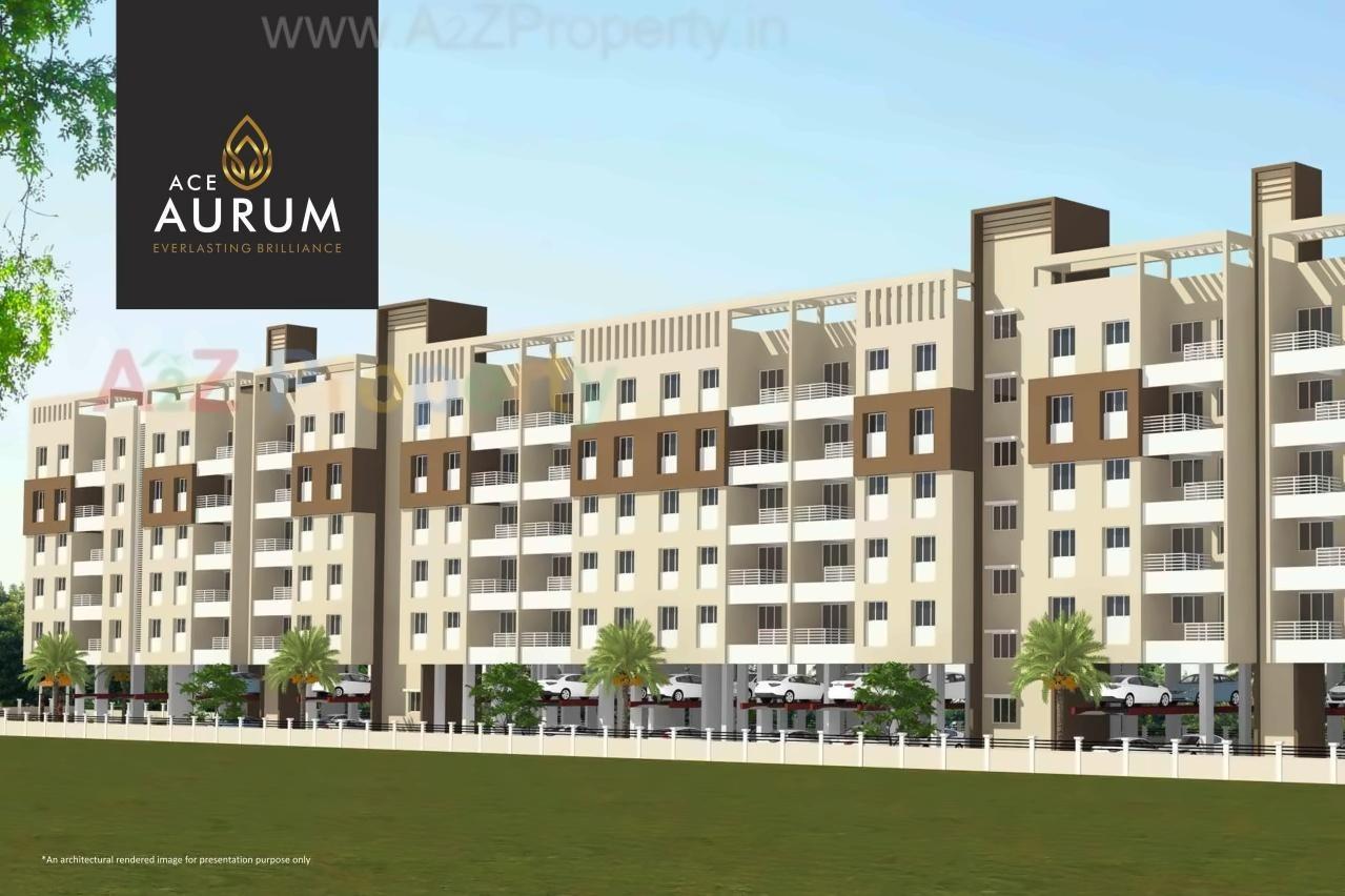3D Elevation of real estate project Ace Aurum located at Pimpri-chinchawad-m-corp, Pune, Maharashtra