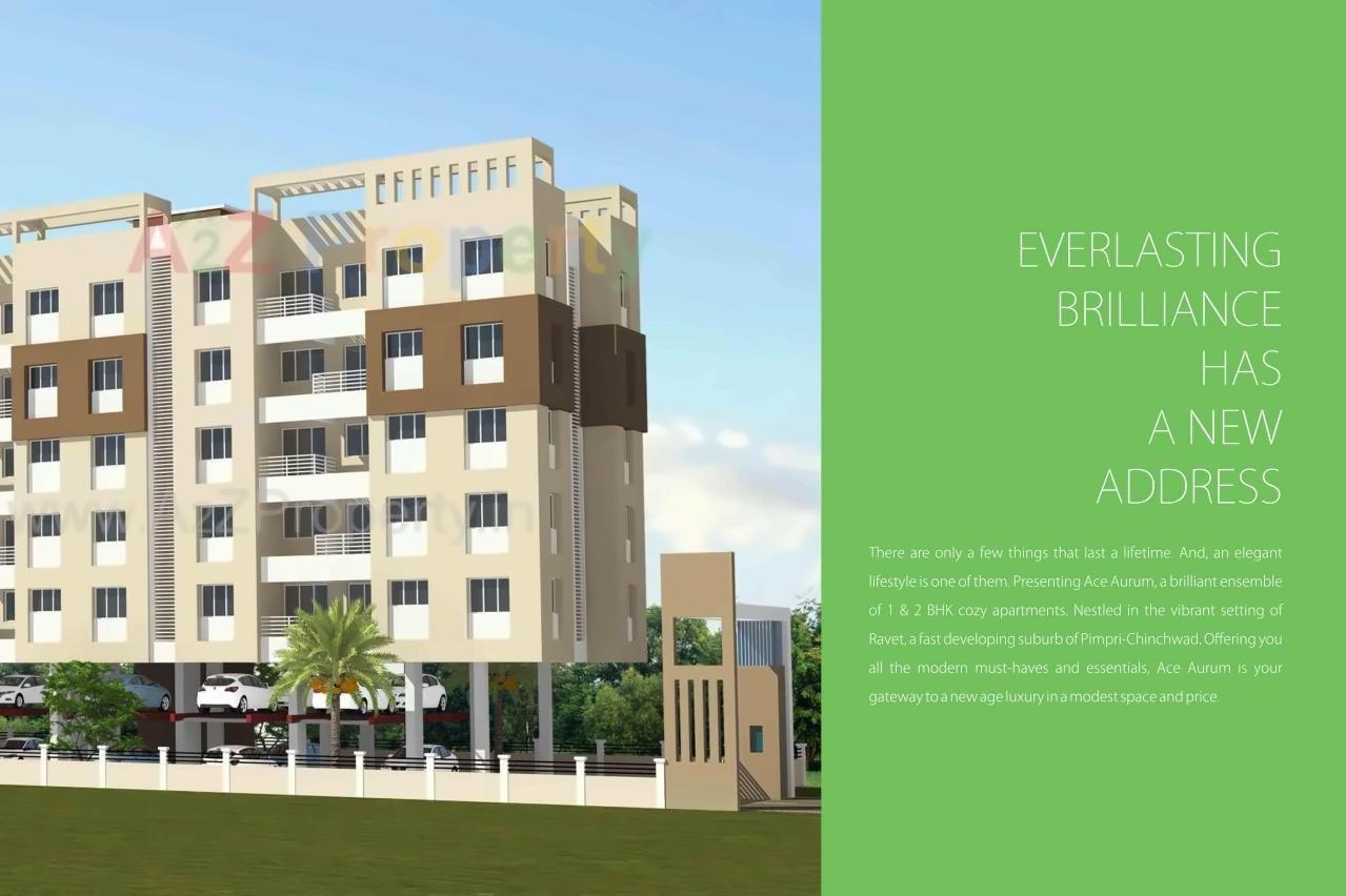 3D Elevation of real estate project Ace Aurum located at Pimpri-chinchawad-m-corp, Pune, Maharashtra