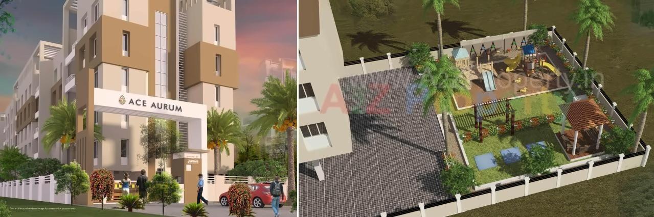 3D Elevation of real estate project Ace Aurum located at Pimpri-chinchawad-m-corp, Pune, Maharashtra