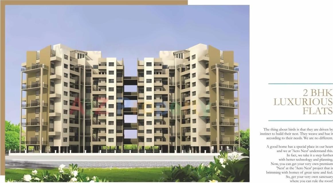 3D Elevation of real estate project Aero Nest located at Undri, Pune, Maharashtra