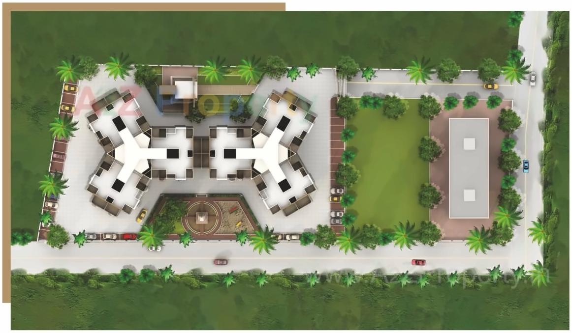 Layout of real estate project Aero Nest located at Undri, Pune, Maharashtra